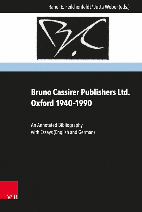 Bruno Cassirer Publishers Ltd. Oxford 1940-1990 - 