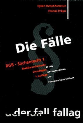 BGB Sachenrecht. Tl.1 - 