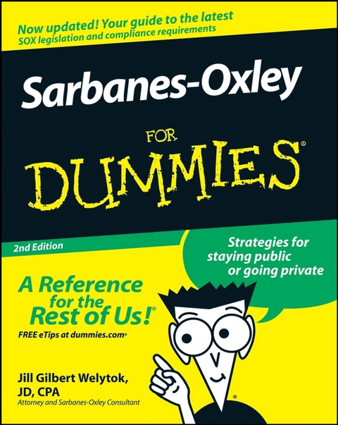 Sarbanes-Oxley For Dummies -  Jill Gilbert Welytok