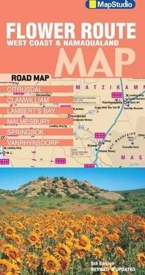 Flower route West Coast & Namaqualand road map - MapStudio MapStudio