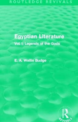Egyptian Literature (Routledge Revivals) -  E.A. Budge