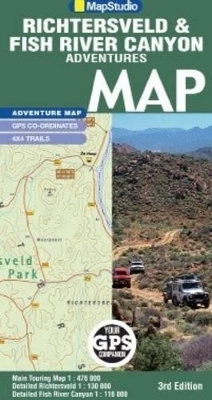 Richtersveld & Fish River Canyon adventures map -  Map Studio