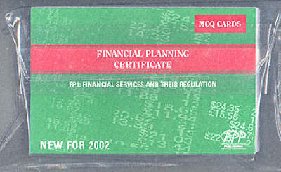 Fpc Fp1: Financial Services and Their Regulations