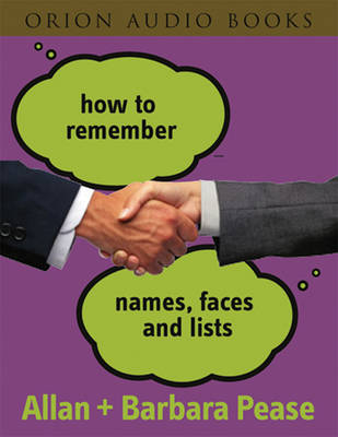 How to Remember Names, Faces and Lists - Allan Pease
