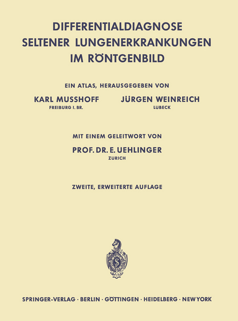 Differentialdiagnose Seltener Lungenerkrankungen im Röntgenbild - 