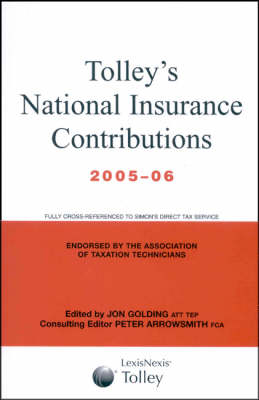 Tolley's National Insurance Contributions - Jon Golding, Peter Arrowsmith