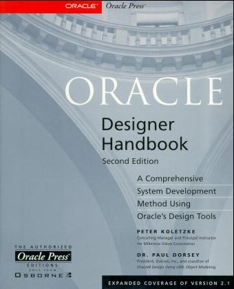 Oracle Designer/2000 Handbook - Paul Dorsey, Peter Koletzke