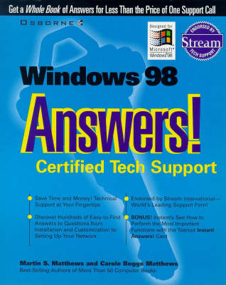 Windows 98 Answers! - Martin S. Matthews