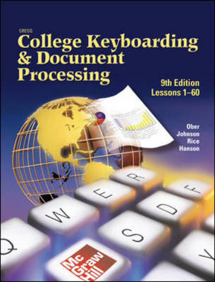 Gregg College Keyboarding and Document Processing (GDP), Lessons 1-60, Kit 1,Word 2000 -  OBER