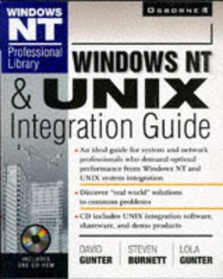 Windows NT and UNIX Integration Guide - David Gunter, Steve Burnett, Lola Gunter