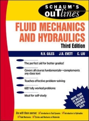 Schaum's Outline of Fluid Mechanics and Hydraulics - Ranald Giles, Cheng Liu, Jack Evett