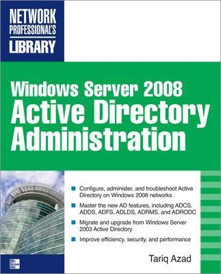 Windows Server 2008 Active Directory Administration - Tariq Azad
