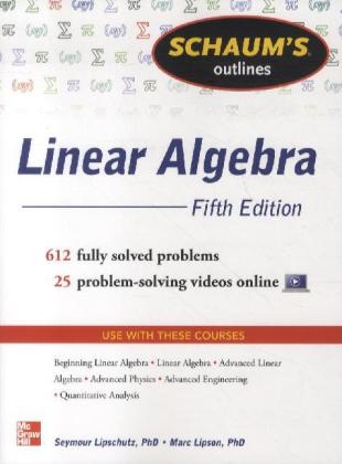 Schaum's Outline of Linear Algebra Fourth Edition - Seymour Lipschutz, Marc Lipson