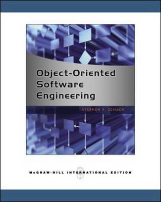 Object-Oriented Software Engineering - Stephen Schach