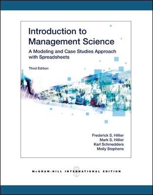 Introduction to Management Science with Student CD - Frederick Hillier, Mark Hillier