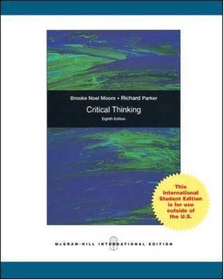 Critical Thinking - Brooke Noel Moore, Richard Parker