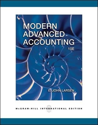 Modern Advanced Accounting - E. John Larsen