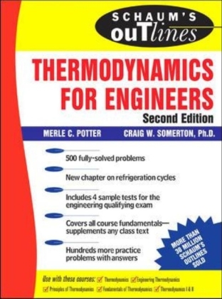 Schaum's Outline of Thermodynamics for Engineers - Merle Potter, Craig Somerton
