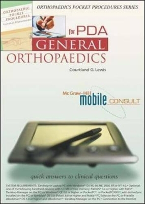 General Orthopaedics Book/PDA Value Pack - Courtland Lewis