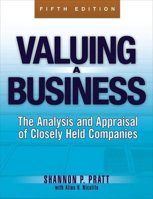 Valuing a Business - Shannon Pratt