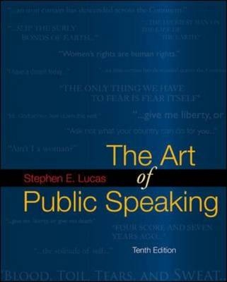 The Art of Public Speaking with Media Ops Setup ISBN Lucas - Stephen E. Lucas