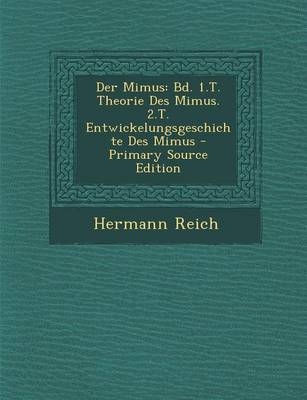 Der Mimus - Hermann Reich