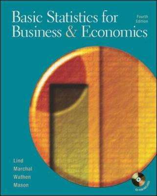 Basic Statistics for Business and Economics with Student CD-ROM - Douglas Lind, William Marchal, Samuel Wathen