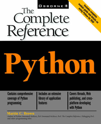 Python:  The Complete Reference - Martin Brown