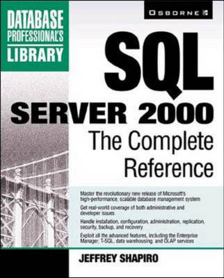 SQL Server 2000 - Jeffrey Shapiro