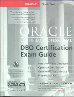 Oracle Certified Professional DBO Certification Exam Guide - Jason Couchman