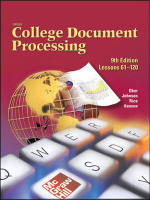 Gregg College Keyboarding and Document Processing (GDP), Take Home Version, Kit 2 for Word 2003 (Lessons 61-120) -  OBER