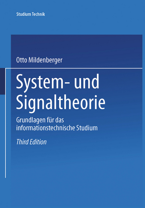 System- und Signaltheorie - Otto Mildenberger