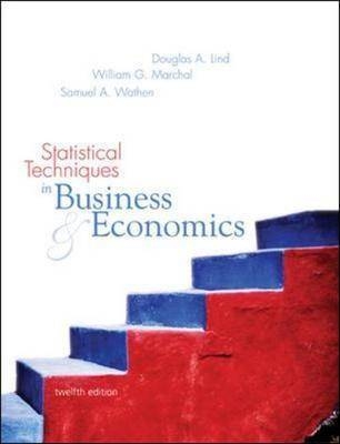 Statistical Techniques in Business and Economics with Student CD-Rom Mandatory Package - Douglas Lind, William Marchal, Samuel Wathen