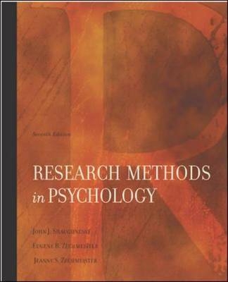 Research Methods in Psychology - John J. Shaughnessy, Eugene B. Zechmeister, Jeanne S. Zechmeister, David H. Olson