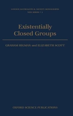 Existentially Closed Groups - Graham Higman, Elizabeth Scott