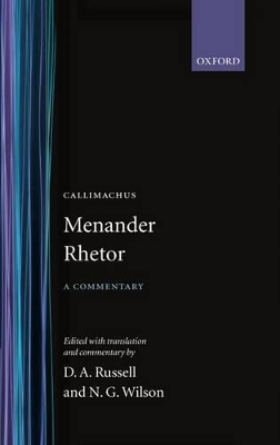 Menander Rhetor -  Menander Rhetor