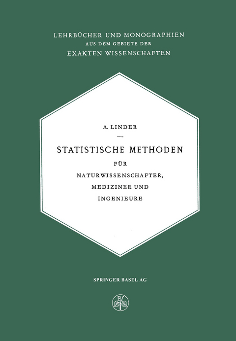 Statistische Methoden - Arthur Linder