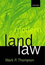 Modern Land Law - Mark P. Thompson