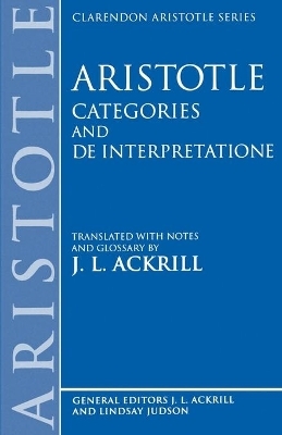 Categories and De Interpretatione -  Aristotle
