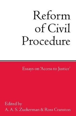 The Reform of Civil Procedure - 