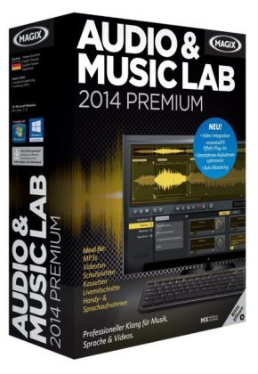 MAGIX Audio & Music Lab 2014 Premium, CD-ROM