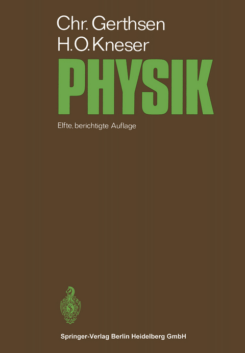 Physik - Siegmund Brandt, Hans Dieter Dahmen