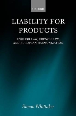 Liability for Products - Simon Whittaker