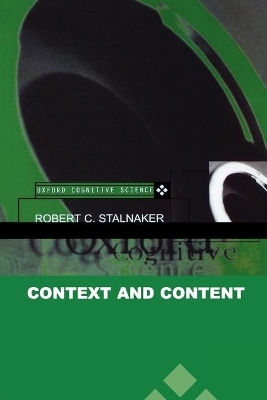 Context and Content - Robert C. Stalnaker