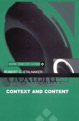 Context and Content - Robert C. Stalnaker