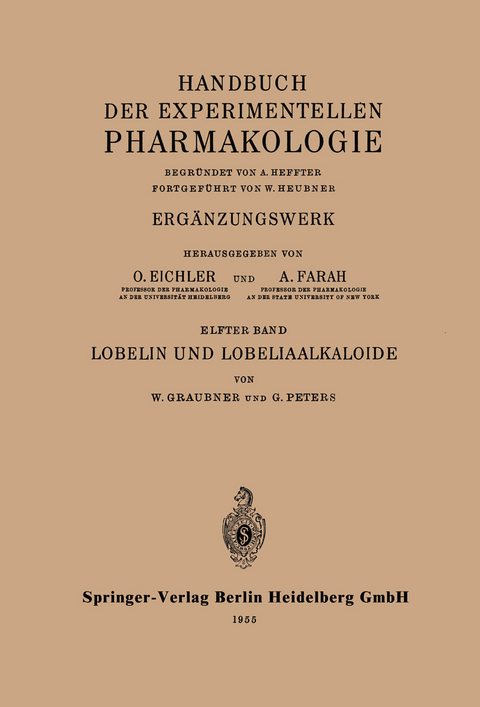 Lobelin und Lobeliaalkaloide - W. Graubner, G. Peters