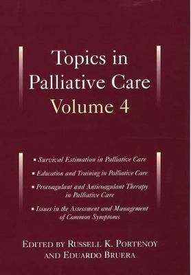 Topics in Palliative Care, Volume 4 - 