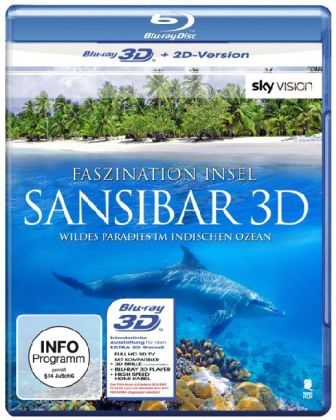 Faszination Insel: Sansibar 3D, 1 Blu-ray