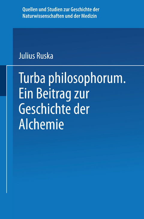 Turba Philosophorum - Julius Ruska