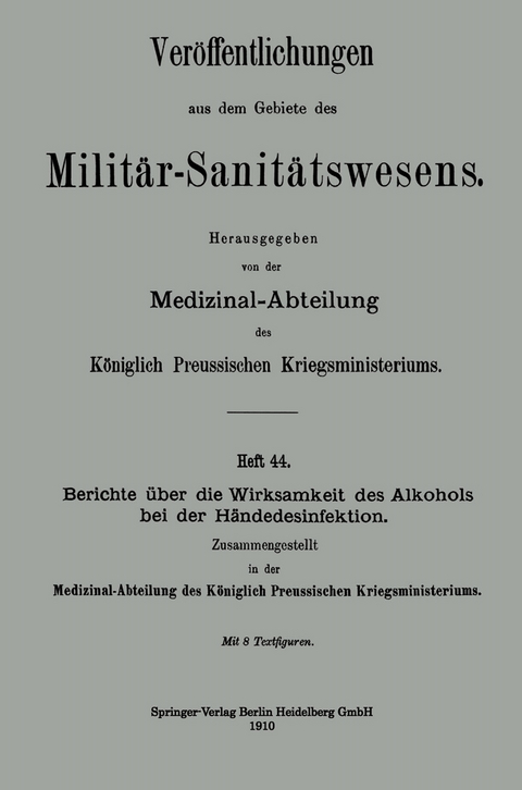 Berichte über die Wirksamkeit des Alkohols bei der Händedesinfektion - Kenneth A. Loparo